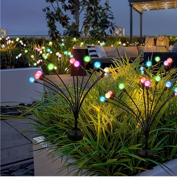 Multicolor LED Garden Stake Lights - Outdoor Party Lighting - Picture 3 of 5